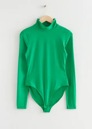 Mock Neck Bodysuit