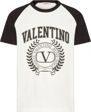 college logo-print T-shirt
