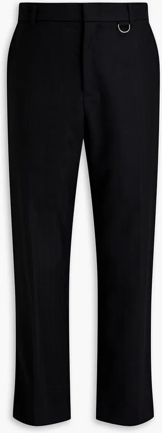 Wool-twill pants