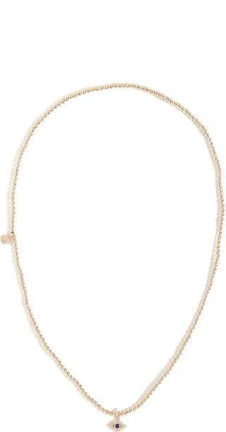 Sydney Evan Bezel Evil Eye Charm