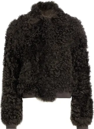 Tessa Shearling Bomber Jacket