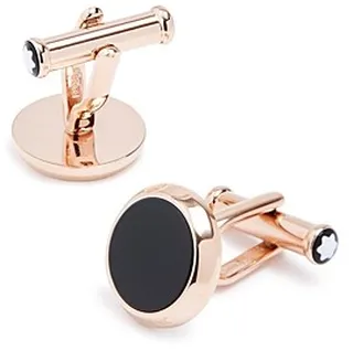 Montblanc Meisterstuck Onyx Round Cufflinks