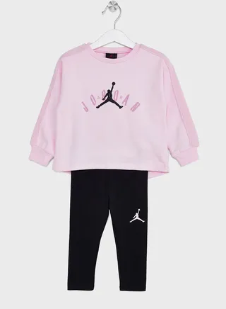 Kids Mj Tracksuit Crewed Set