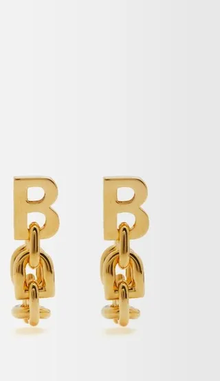 B-link Chain Earrings