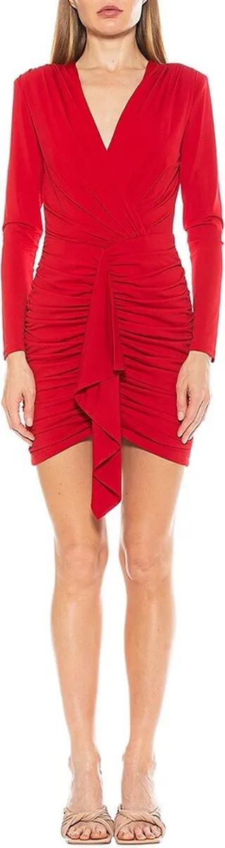 Ruched Mini Dress