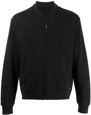 Zipped-Up Bomber Jacket
