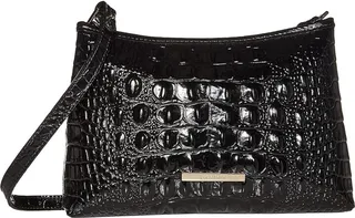 Brahmin Melbourne Lorelei Shoulder Bag (Black) Handbags
