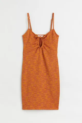 Ribbed Jersey Bodycon Dress