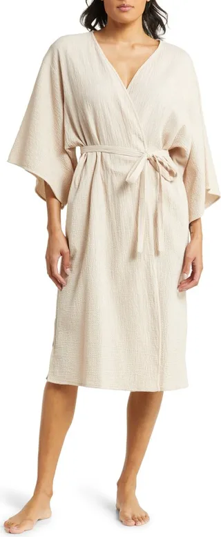 Onsen Woven Cotton Robe