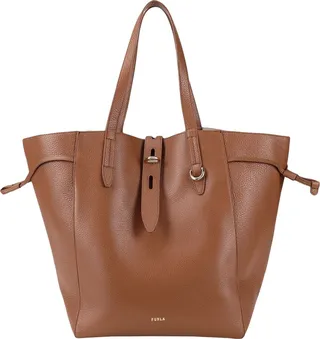 Furla Net L Tote Handbag Brick Red