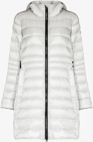 Silver Cypress Hooded Padded Jacket