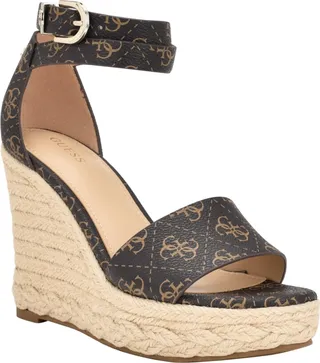 Guess Women's Hidy Fashion Espadrille Wedge Sandals Women's Shoes