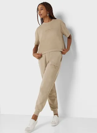 Logo Cuffed Bottom Sweatpants