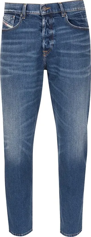 Diesel Logo Patch 2005 D-Fining Tapered Leg Jeans