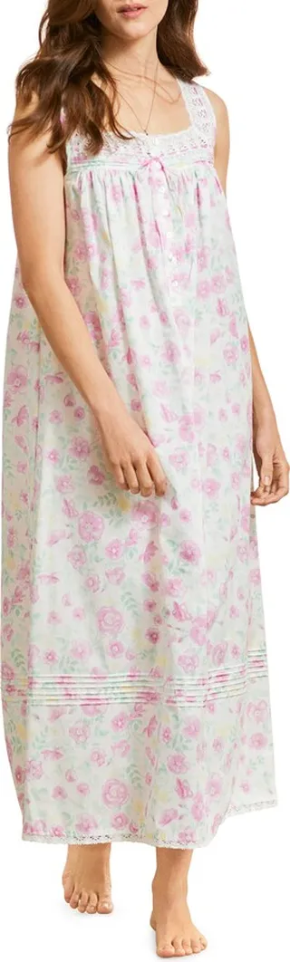 Ballet Sleeveless Cotton Nightgown