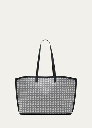 Ai Small Grid Jacquard Shoulder Bag