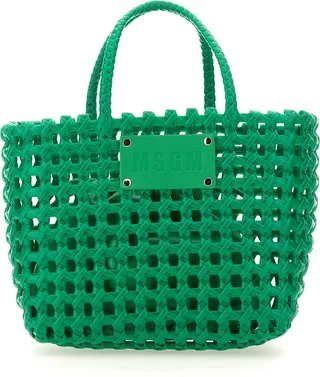 Small Woven Mesh Shopping Bag
