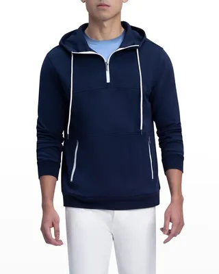 Men's Quarter-Zip Hoodie Sweatshirt