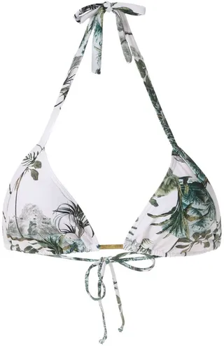 Kuta printed bikini top