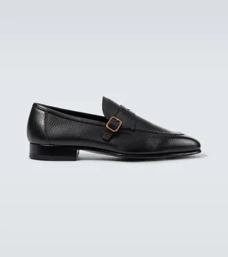 Leather York Chain loafers