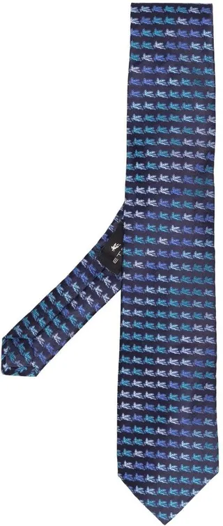 Pegasus jacquard silk tie