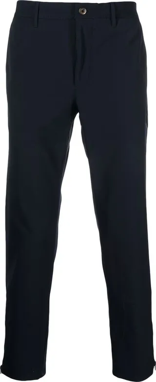 Tapered-Leg Cropped Trousers
