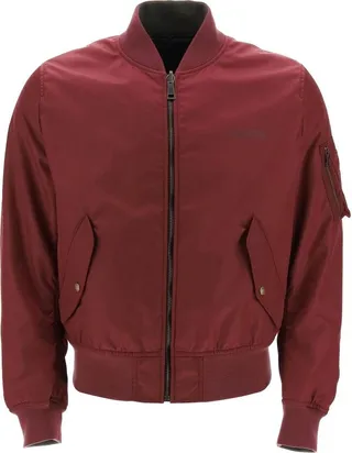 Valentino Reversible Camouflage Bomber Jacket