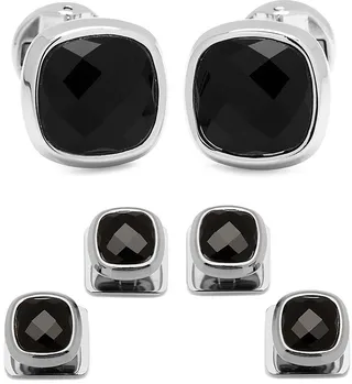 Ox & Bull Trading Co. Onyx Cufflinks
