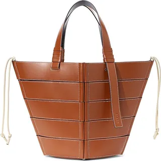 Diamond Leather Tote Bag