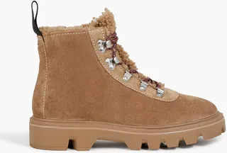 Quest lace-up suede ankle boots