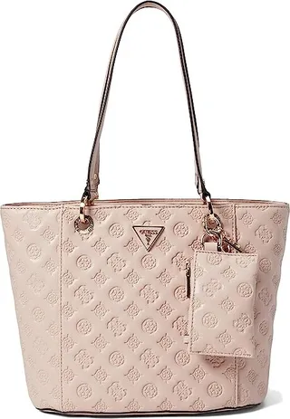 GUESS Noelle Small Elite Tote (Pale Rose) Tote Handbags