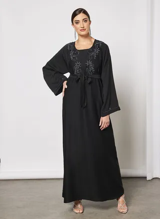 Abaya With Beadwork
