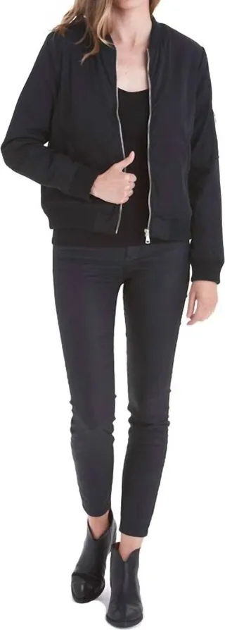 Jupiter Bomber Jacket in Black