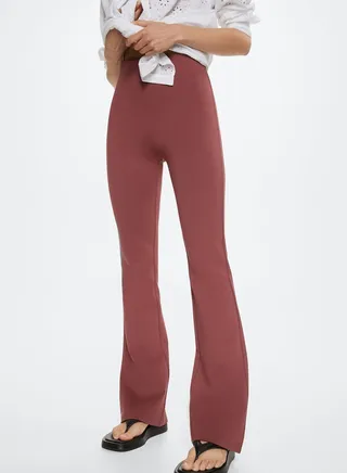 High Waist Flared Leggings