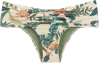 Calça Jasper estampada bikini bottoms