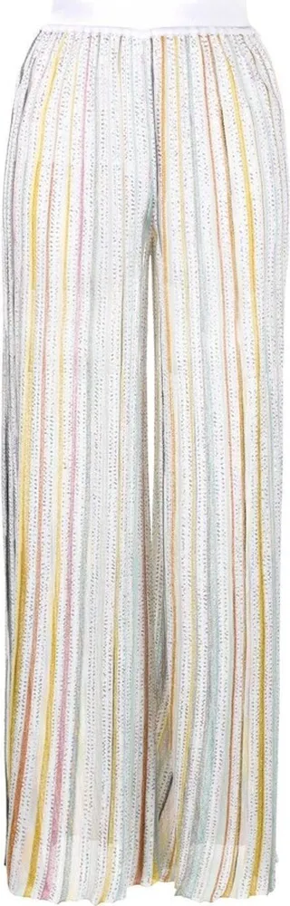 Straight-Leg Silk Trousers