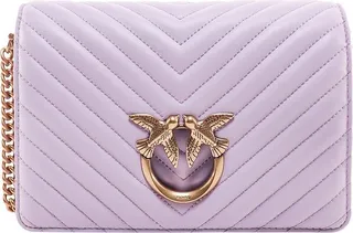 Pinko Classic Click Quilted Love Crossbody Bag
