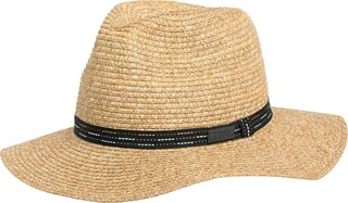 Marled Straw Panama Hat