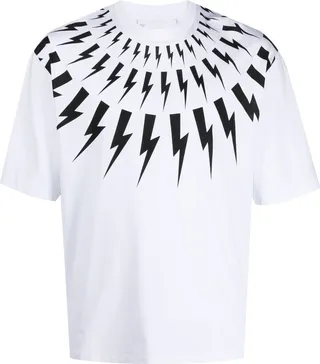 Thunderbolt-print T-shirt