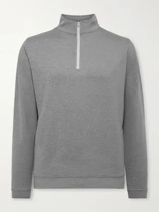 Perth Tech-Jersey Half-Zip Golf Top