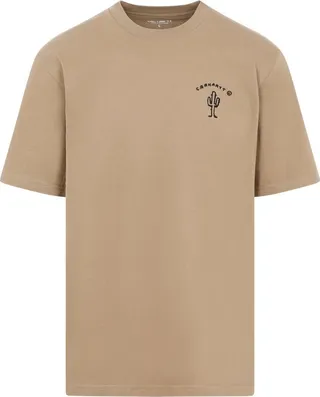 Carhartt WIP Frontier Logo-Printed Crewneck T-Shirt