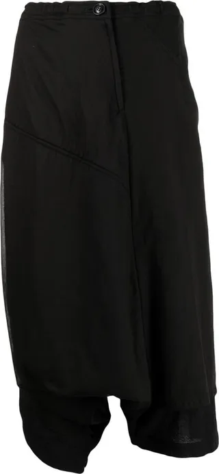 Asymmetric Cropped Trousers