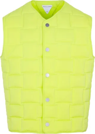 Bottega Veneta Buttoned V-Neck Padded Vest