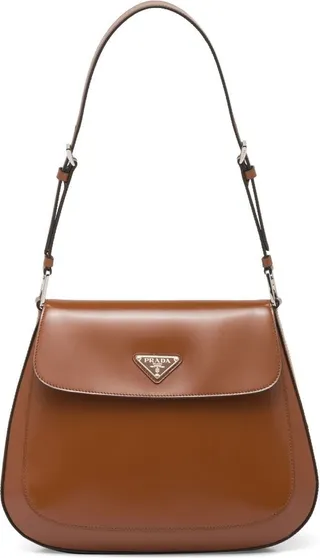 Cleo logo-plaque shoulder bag