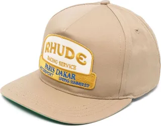 Brown Logo Patch Trucker Cap