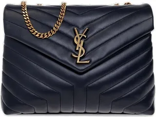 Saint Laurent Lou Lou Logo Plaque Medium Shoulder Bag