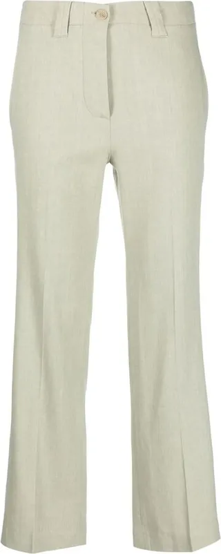 Straight-Leg Tailored Trousers