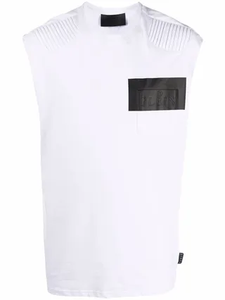 Logo Sleeveless Top