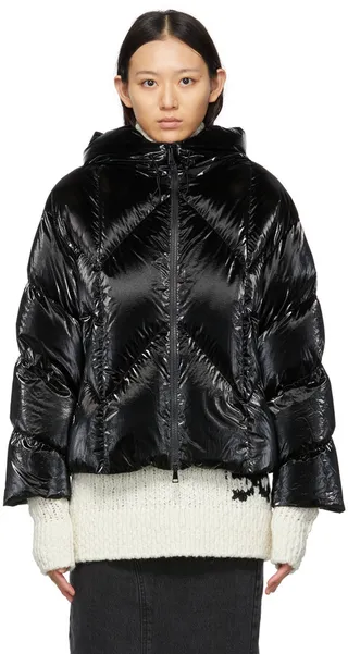 Moncler SSENSE Exclusive Black Down Frele Jacket