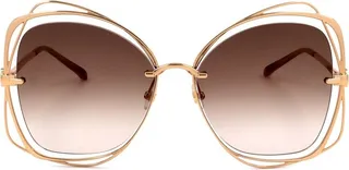 Elie Saab Butterfly Frame Sunglasses